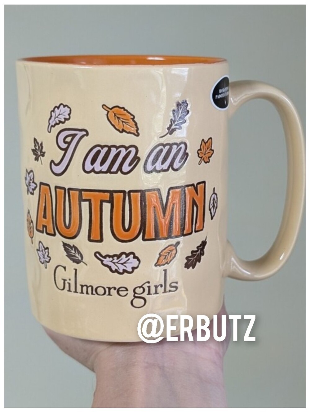 Gilmore Girls I AM AN AUTUMN Double Sided Autumn Mug, hand painted 🍂